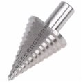 Miniatyrbillede 1 af 5: Step Titanium Spiral Groove Konisk Keglebor Set Hulskærer