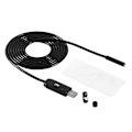 Pikkukuva 4 / 5: 2m 6 LED USB vedenkestävä endoskooppi 7mm videokamera