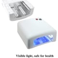 Miniatyrbillede 3 af 5: 4 stk. 9W UV-lampe Lys til Neglekunst Tørrelampe U-formet Lampe Pære Rør