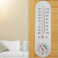Miniatyrbillede 1 af 4: Analog Hustandstermometer Hygrometer Væghængt Tester