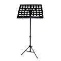 Miniatyrbillede 5 af 5: Flanger Fl-05r Foldbart Musikstativ Tripod Holder Med Taske - Sort