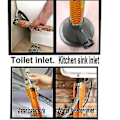 Miniatyrbillede 3 af 3: Multifunktionel Installationsnøgle, Skridsikker Greb, Rør til Vandhaner og Vaske - Orange