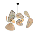 Pikkukuva 3 / 5: LED-riipusvalaisin Rattan-kattokruunu Käsintehty Bambu Taide