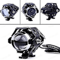 Miniatyrbillede 3 af 5: 2 stk. Motorcykel Forlygte U5 LED Universal Lampe 3000Lm