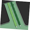 Pikkukuva 3 / 8: Stylus-kynän suojus Pencil 1/2:lle, vihreä silikoninen kynäkotelo, pehmeä materiaali, tukeva ja mukava pitää