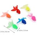 Miniatyrbillede 1 af 5: Simuleret Guldfisk Tropiske Fisk Plastik Flydende Fisk