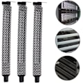 Miniatyrbillede 3 af 8: Metal Mesh Computer Chassis Ventilation Blankplade Dækstøvdæksel til Computerkabinet Varmeafledning
