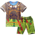 Miniatyrbild 1 av 5: Moana Maui Kostym Pyjamas Set för Barn Pojkar Shorts PJs Nattkläder 6-7 Years