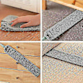 Pikkukuva 5 / 5: Sängyn vieressä oleva pölyharja, pitkäkahvainen moppi, uudelleenkäytettävä mikrokuituinen pölyharja, harja With 4 PCS Cloth
