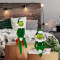 Pikkukuva 4 / 5: Grinchin Nukke Kestävä Grinch-Nukke Leikkiä Varten Pojille Ja Tytöille Red