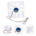 Miniatyrbillede 3 af 8: Effektiv Varmeafledning 12cm CPU Køleventilator LED Ventilator Radiator