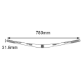 Pikkukuva 5 / 5: Wake Alumiininen MTB-pyörän ohjaustanko 780x31.8mm