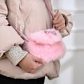 Miniatyrbillede 4 af 5: Lille Pigers Pungtaske - Sløjfe Mini Rejsetaske Skuldertasker Pung Crossbody Pung Møntpung