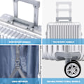 Miniatyrbillede 5 af 5: Højt Holdbar Rejsekufferter Check-in Bagage Kabine Bagage Charcoal Large 30''