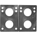 Miniatyrbillede 5 af 5: Skateboard Universal Truck Risers - 1/2\" - 1/4\" - 1/8\" - Sort (10 stk)