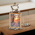 Miniatyrbillede 3 af 5: Rammeholder Stativ Plade Display Stativ Holdbar Staffeli Opbevaringsstativ Staffeli Pladeholder Metal Til Bordplade Bryllupper Bordplade Kunst