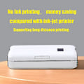 Miniatyrbillede 4 af 5: Mini Hjemme-Blækfri A4-Printer Multifunktionel Mobilprinter Til Billeder Journal-yuhao White