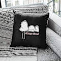 Miniatyrbillede 3 af 3: Snoopy Altid Træt Pude 18\"x18\"