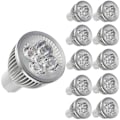 Miniatyrbillede 1 af 5: 10 stk. 5 W LED Spotlight 450 Lm E14 Gu10 Gu5.3 Høj Effekt