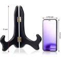 Miniatyrbilde 2 av 5: 2 Pakker Svarte Tre Displaystativer Plateholdere Staffeli (8 Tommer)