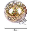 Miniatyrbild 2 av 5: 5 st 8 cm Okrossbara Julgransprydnader Klot