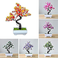 Pikkukuva 2 / 3: Keinotekoinen Bonsai-puu Ruukussa Simulaatiokasvi Sisustus