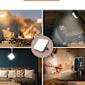 Miniatyrbillede 5 af 5: Led Camping Arbejdslys Genopladelig 13500mah Til Telte, Camping, Orkan, Vandreture, Strømafbrydelse Sort