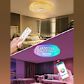 Miniatyrbilde 5 av 5: LED Taklampe med Musikk 15.6 Tommer 36W Bluetooth Høytaler Fjernkontroll