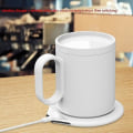 Miniatyrbilde 3 av 5: USB Kannevarmer 2 i 1 Trådløs Lader Kaffekoppvarmer