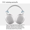 Pikkukuva 4 / 4: P9 Bluetooth-kuulokkeet Mobiilipuhelimelle Langattomat Päässä Käytettävät Bluetooth-kuulokkeet White