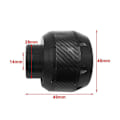Miniatyrbillede 3 af 4: Forgaffelramme Sliders Styrtbeskyttelse Motor Kollision Beskytter Aluminium . (sort)(2 stk)