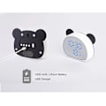 Miniatyrbillede 2 af 5: Sød Panda Alarmur, digital LED skrivebordsur til natbordet (sort)