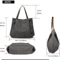Miniatyrbilde 5 av 5: Canvas Tote Bag for Kvinner