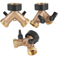 Miniatyrbillede 5 af 5: 3/4 Y-Formet 2-Vejs Messing Have Slangeforbindelse Tap Splitter