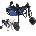 Miniatyrbilde 1 av 5: Hjulstol for hund for bakbein, lett hundehjulstol for små hunder, beinbrakett og hofte støtte, justerbare mobilitetshjelpemidler for funksjonshemmede kjæledyr bu-m