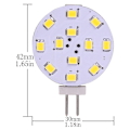 Miniatyrbillede 3 af 5: 5 stk. T10 G4 12 LED'er 3528 2W Majs LED Pære Dæmpbar