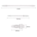Miniatyrbillede 5 af 5: Kvindes Non-Slip Elastiske BH-Remme Klips Holder 6stk