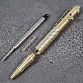 Miniatyrbillede 2 af 4: Massiv Messing Gelblækpen Retro Twist Bolt Action Kontor