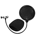 Miniatyrbillede 1 af 2: 1 Sæt Premium Effektiv Mikrofon Vindskærm Mic Pop Filter til Broadcasting