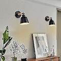 Miniatyrbilde 3 av 5: Magic 2-pakks Moderne Vegglampe Innendørs Bur I Metall E27 Taklampe I Metall Design Macaron
