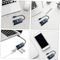 Miniatyrbild 5 av 8: Usb Hub Laddare Typ c Usb Hub 4 Portar Multifunktionsadapter