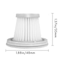 Miniatyrbillede 5 af 5: 10 Pak Hepa Filter til Mijia Ssxcq01xy Håndholdt Støvsuger Hjem Bil Mini Trådløs Vaskbar Filter (haoyi-yuhao