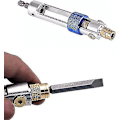Miniatyrbilde 3 av 5: 20-delt Multi Skrutrekkersett Drill Driver Rask Bytte