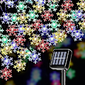 Pikkukuva 3 / 5: Lumivyö Lumihiutaleet Aurinkopaneeli Joulu 12m 100led