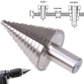 Miniatyrbillede 4 af 5: Step Titanium Spiral Groove Konisk Keglebor Set Hulskærer