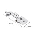 Miniatyrbilde 4 av 5: Sølv CNC Aluminium FPV LCD Monitor Monteringsbrakett