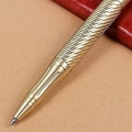 Miniatyrbilde 4 av 4: Solid Messing Gelblekkpenn Retro Twist Bolt Action Kontor