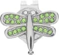 Golfballmarkør med golfhattklips Rhinestone Golfhattklips Skinnende Libelle Golf