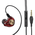 Miniatyrbild 1 av 4: Trådbundna In-Ear Hörlurar med Subwoofer Stereo Bass, Headset med Mikrofon för Telefon (blå)