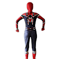 Miniatyrbillede 4 af 5: Jern Jumpsuit Superhelt Kostume Fancy Up Performance Bodysuit Til Børn 3-4 Years